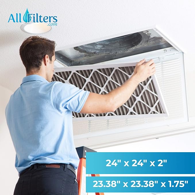 SpiroPure 24x24x2 MERV 10 Odor Reduction Air Filters - Image 2