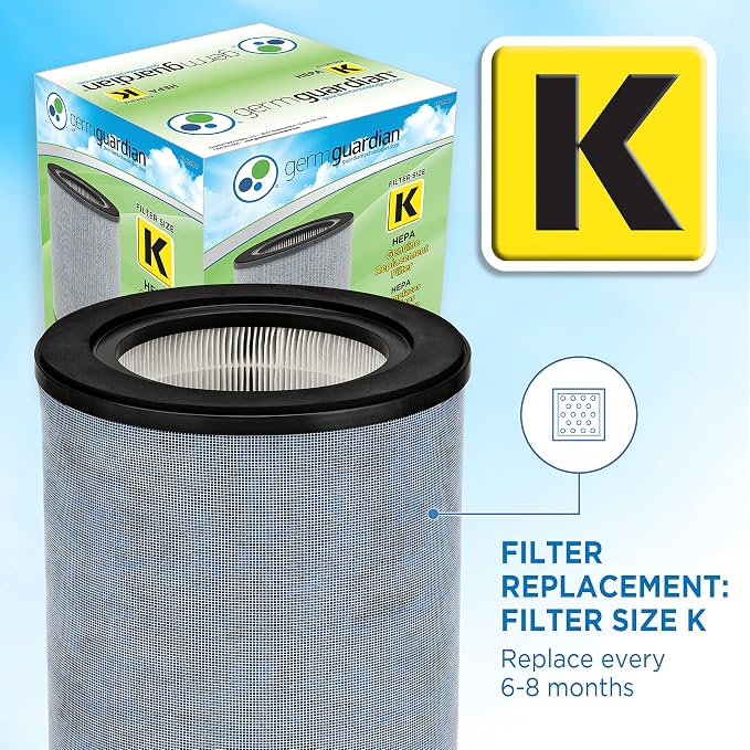 GermGuardian® AC9600W Powerful Large Room Air Purifier - Image 5