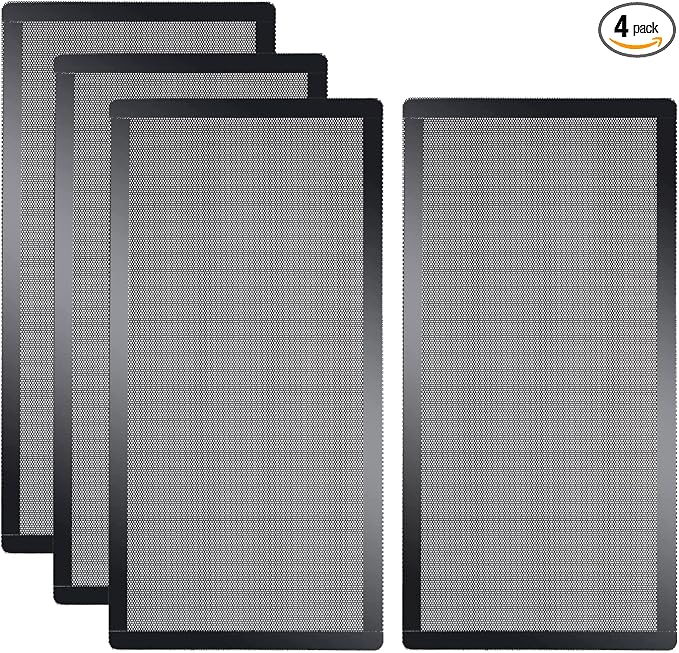 240x120mm PC Case Dust Mesh Filter, Magnetic Frame Computer Fan Dust Mesh PC by YSSHUI