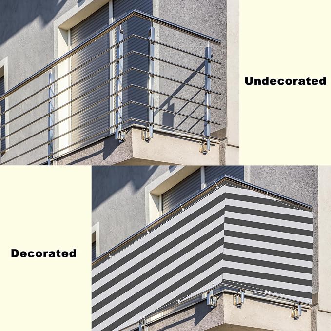 Privacy Screen Protector 6.6' x 49.2' UV Protection Weather Resistant - Image 8