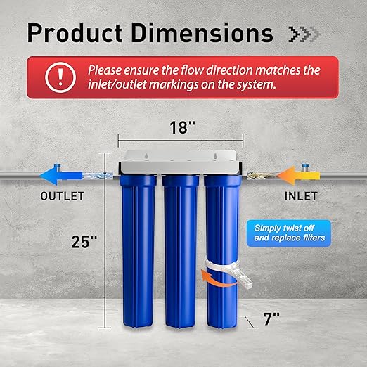 iSpring Whole House Water Filter System, Eliminates up to 99% Chlorine - Image 3