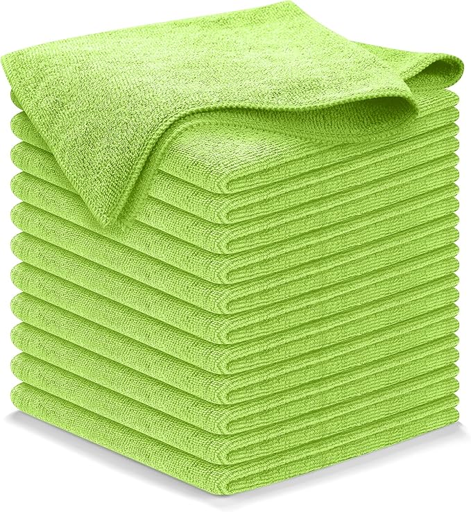 USANOOKS Microfiber Cleaning Cloth Light Green by USANOOKS