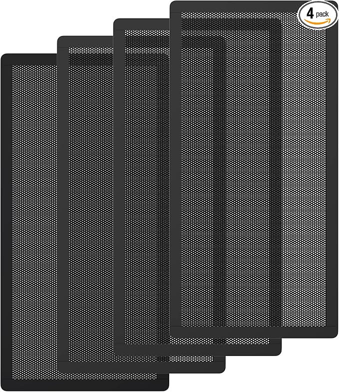 MoKo 140 x 280mm PC Case Magnetic Dust Mesh Filter, 0.5mm PVC Mesh Hole by MoKo