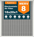 18x20x1 Reusable Air Filter, MERV 8, Permanent Electrostatic Air Filter by Aerzva