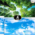 Aheroi 4-Pack Fluorescent Magnetic Light Covers by Aheroi