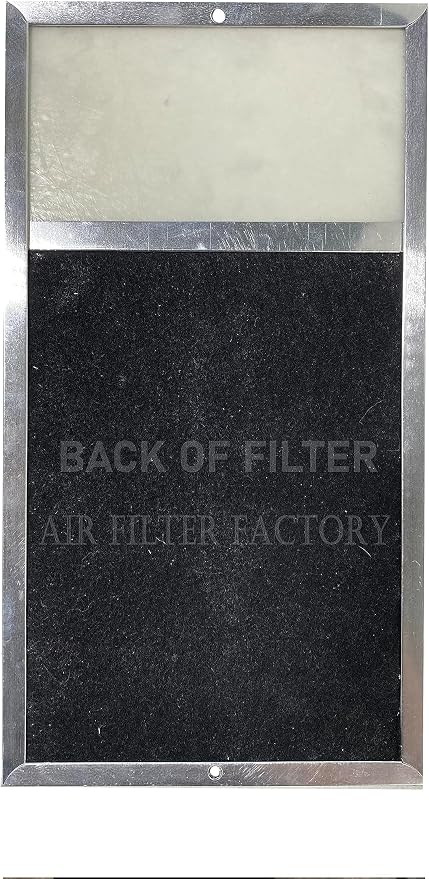 Air Filter Factory 7-5/8 x 14-1/8 x 3/8 Inches Range Hood Aluminum Charcoal - Image 2