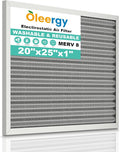 20x25x1 Reusable Electrostatic Air Filter, MERV 8 Washable HVAC AC Furnace by Unknown