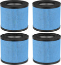 4 Pack TPAP002 Filter Replacement 3-in-1 Upgraded Compatible by isinlive