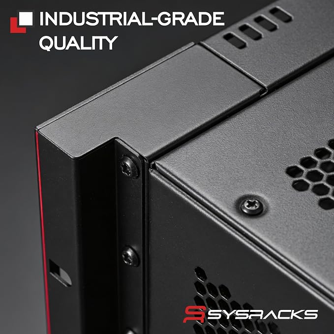 Sysracks 18U Wall Mount Server Rack Cabinet, 19” Locking Network Rack, 24” Deep - Image 9