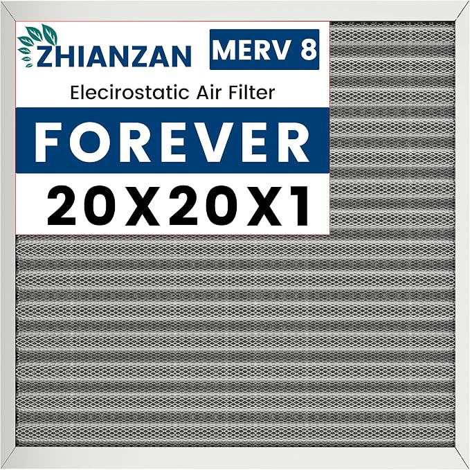 20x20x1 HVAC Furnace Air Filter, Lasts a Lifetime, the Last HVAC Filter You by ZHIANZAN
