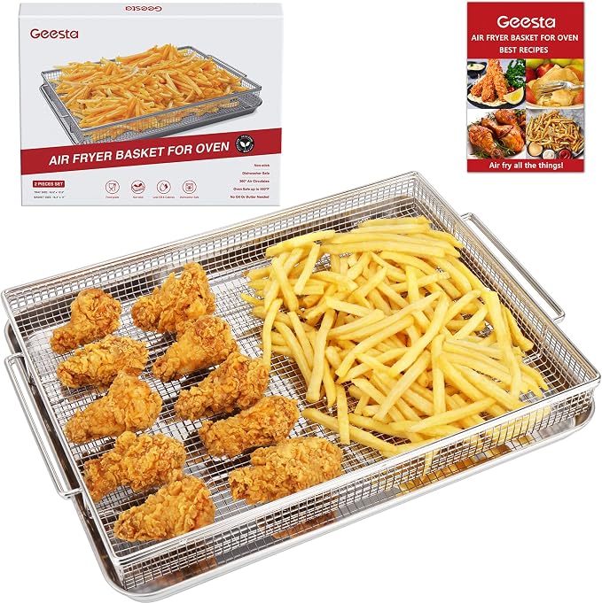Geesta 304 Stainless Steel Air Fryer Basket by Geesta