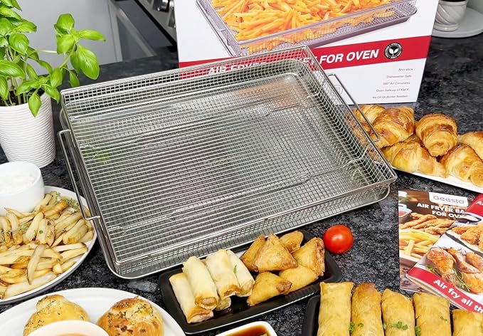 Geesta 304 Stainless Steel Air Fryer Basket - Image 9