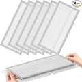 6-Pack White Magnetic Vent Covers 7x13 Inch by Xiesaip