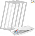 4 PCS White Magnetic Vent Covers -5"x11" Magnetic Air Vent Screen by Xiesaip