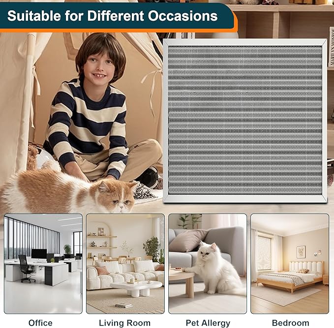 14x25x1 Reusable Air Filter, MERV 8, Permanent Electrostatic Air Filter - Image 7