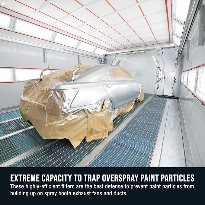 Master Airbrush Elite Paint Spray Booth Exhaust Filter Roll 25" x 100' - Image 5