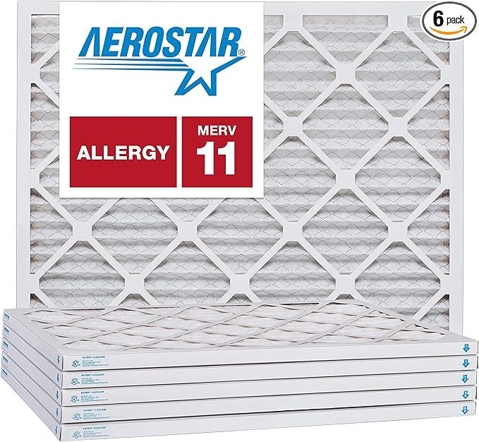 Aerostar 6x30x1 MERV 11-6 Count by AirFiltersDelivered
