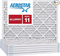 Aerostar 8x18x1 MERV 11, Pleated Air Filter, Box of 6, Made in the USA by AirFiltersDelivered