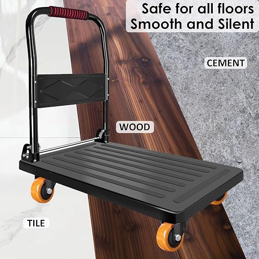 Finnhomy 3 Inch Swivel Casters Wheels Set of 4 Heavy Duty Plate Casters Premium - Image 4