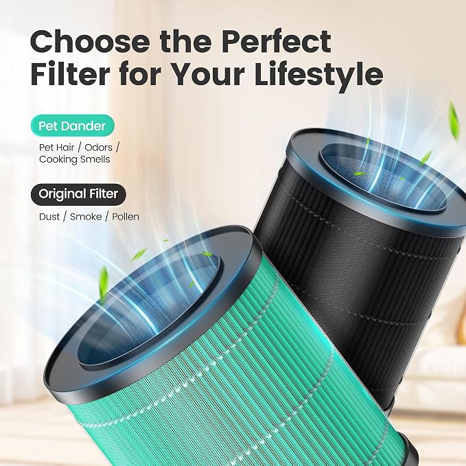 MORENTO 2 Pack MR2566 Genuine Air Purifier Replacement Filter - Image 5