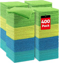 HOMEXCEL 400 Pack Microfiber Cleaning Cloths, Microfiber Towels by HOMEXCEL