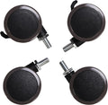 FlexiSpot Height Adjustable Desk Leg Casters Wheels Set of 4 pcs by Unknown