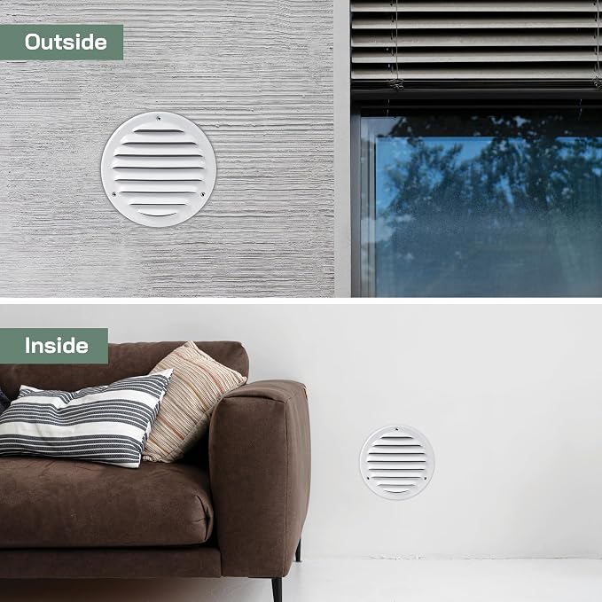 Vent Systems 4" Inch Scratch Resistant White Soffit Vent Cover - Image 5