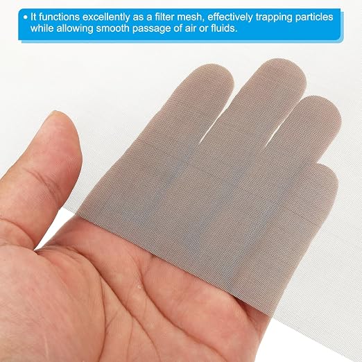 PATIKIL 304 Stainless Steel Wire Mesh Screen, 100 Mesh Woven Air Vent Filter - Image 4