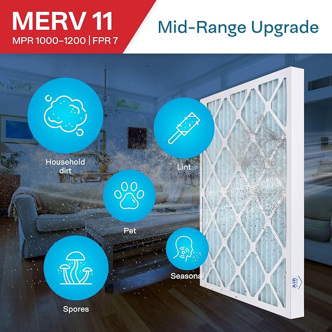 SpiroPure 14x17x2 MERV 11 Pleated Filter Air Filters - Image 4