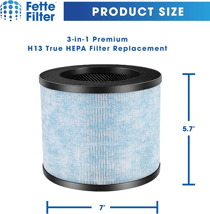 Fette Filter - F100 H13 Premium True HEPA Replacement Filter, Compatible - Image 6