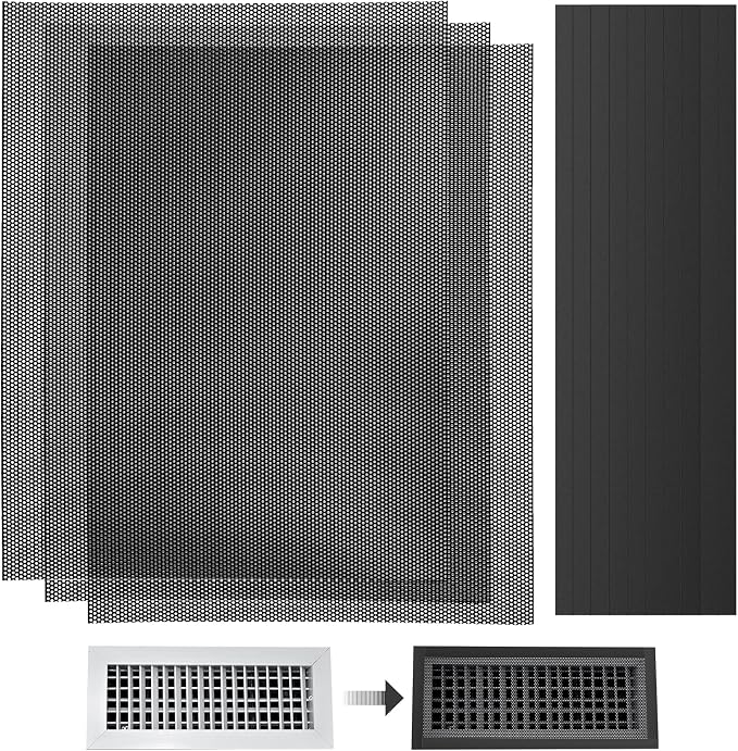 3Pack 400x300mm DIY Floor Vent Covers, PVC Magnetic Vent Covers Air Vent Screen by MAGNETICVENTCOVERS