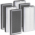 6 Pcs MA Series 15 Replacement Filter, 3-in-1 Composite Filter by Zouhwaso