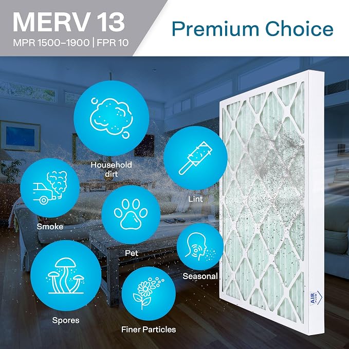 SpiroPure 28x30x2 MERV 13 Pleated Filter Air Filters - Image 4