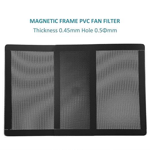140mm 5.5inch Magnetic Frame PVC Dust Filter Grills - Image 3