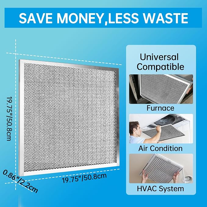 UBeesize 20x20x1 Reusable Air Filter - Image 4