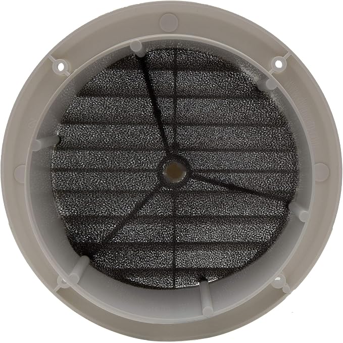 RecPro RV AC 5" Side Vent | Optional Charcoal Filter | White | Camper AC - Image 6