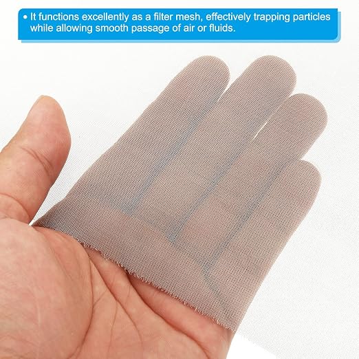 PATIKIL 304 Stainless Steel Wire Mesh Screen, 70 Mesh Woven Air Vent Filter - Image 4