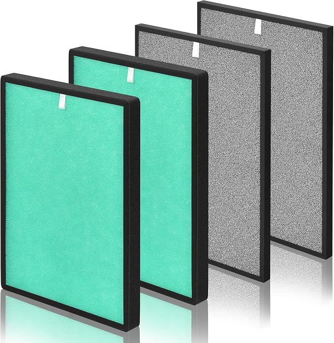 PH950 Filters Compatible with Turonic PH950 HEPA Air Pu-rifier and Extract-All by Nisreen