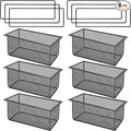 6PCS Floor Register Cover Trap 4"x10", Mesh Floor Vent Screen Net by Anglekai