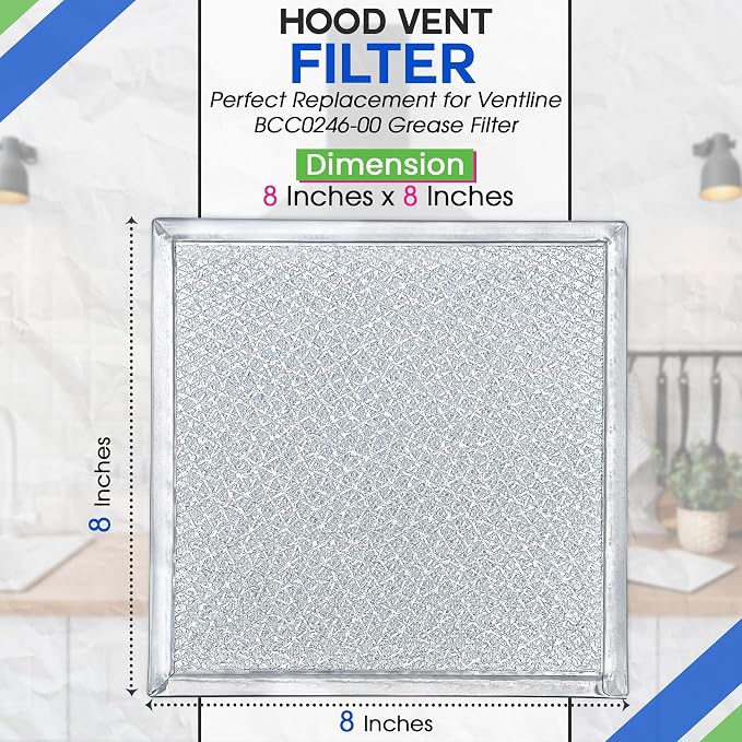 Bagean Stove Vent Filter 8x8 inch BCC024600 Compatible - Image 3