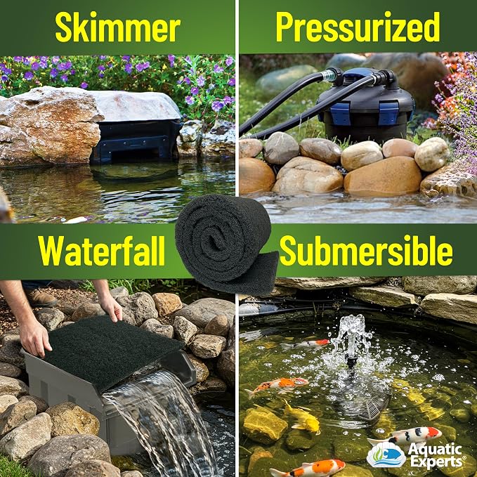 Aquatic Experts Classic Koi Pond Filter Pad COARSE – Bulk Roll Pond Filter Media - Image 5