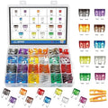 266 Pcs Car Fuses Assortment Kit by Qizpcer