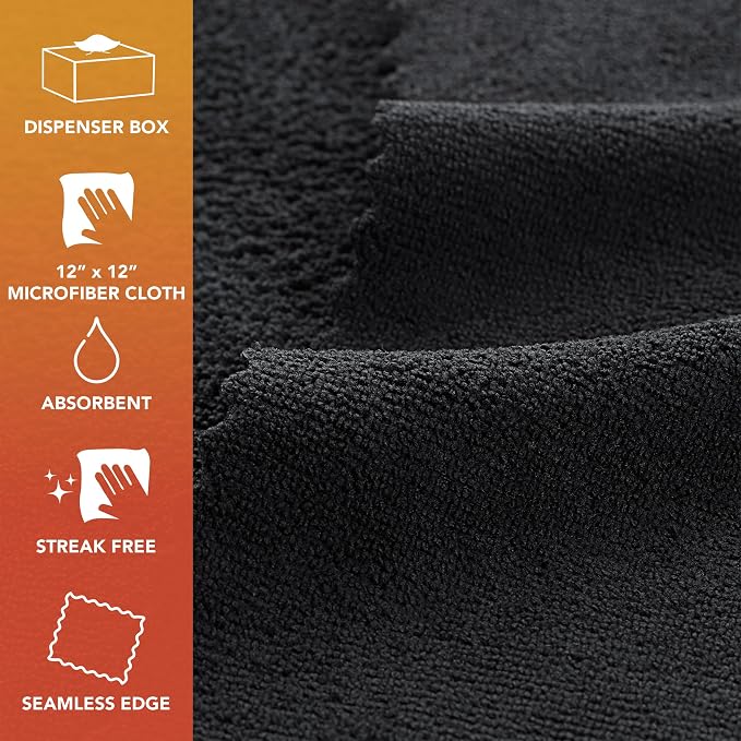 Arkwright Smart Rags Microfiber Cleaning Cloths, Lint Free 180 GSM Reusable - Image 2