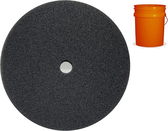 Aquarium Pond 5 Gallon Bucket DIY Bio Sponge Filter Media Pad Rounded 11x11 - Image 2