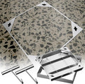36x36 inch Stainless Steel Square Invisible Manhole Cover | Recessed Septic by Domart
