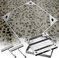 32x32 inch Stainless Steel Square Invisible Manhole Cover | Recessed Septic by Domart