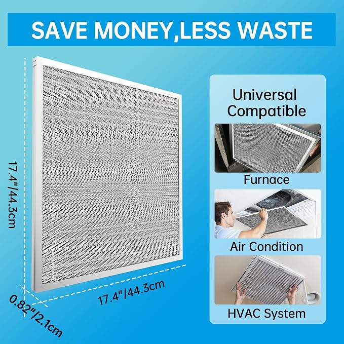 UBeesize 18x18x1 Reusable Electrostatic Air Filter HVAC AC Furnace Filter - Image 4