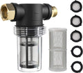 M MINGLE Garden Hose Filter for Pressure Washer inlet Water, Inline Filter for by MMINGLE