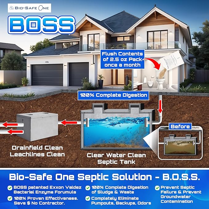 BSA 10003 - Septic Tank Treatment - 24 Monthly Treatments - Septic Cleaner - - Image 5