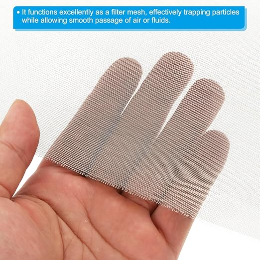 PATIKIL 304 Stainless Steel Wire Mesh Screen, 60 Mesh Woven Air Vent Filter - Image 4